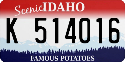 ID license plate K514016
