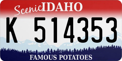 ID license plate K514353