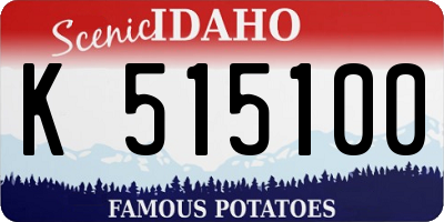 ID license plate K515100
