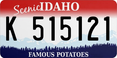ID license plate K515121