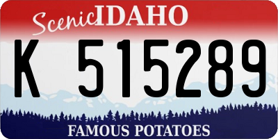 ID license plate K515289