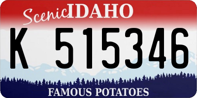 ID license plate K515346