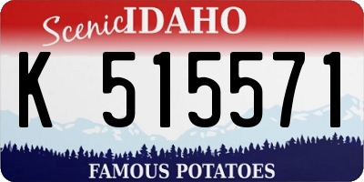 ID license plate K515571