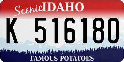 ID license plate K516180