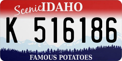 ID license plate K516186