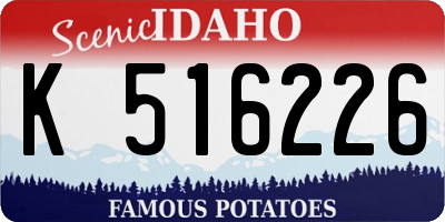 ID license plate K516226