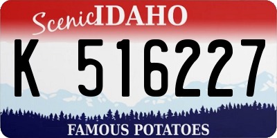 ID license plate K516227