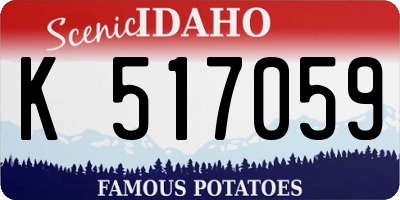 ID license plate K517059