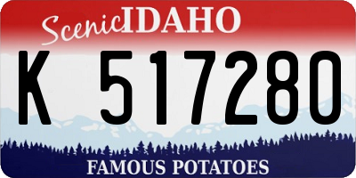 ID license plate K517280