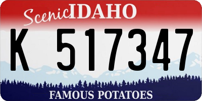 ID license plate K517347