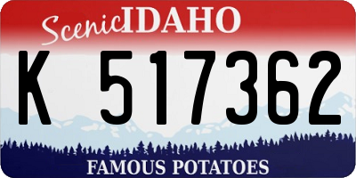ID license plate K517362