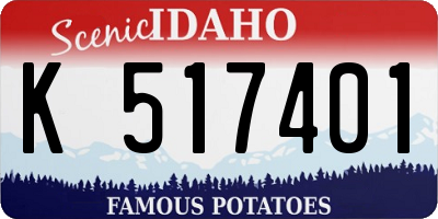 ID license plate K517401