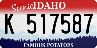 ID license plate K517587