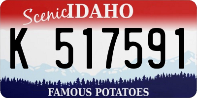 ID license plate K517591