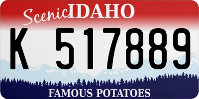 ID license plate K517889