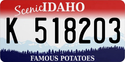 ID license plate K518203