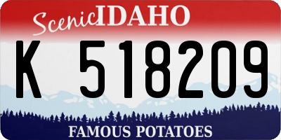 ID license plate K518209