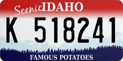 ID license plate K518241