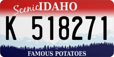 ID license plate K518271
