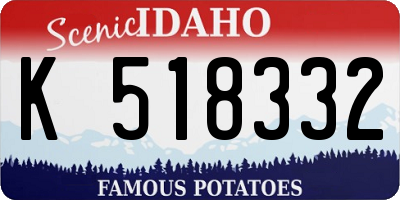 ID license plate K518332