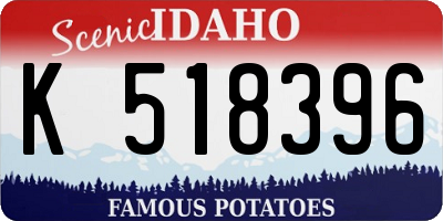 ID license plate K518396