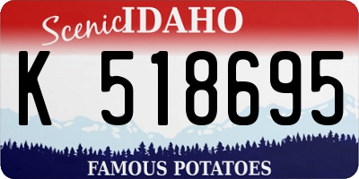 ID license plate K518695