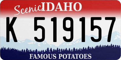 ID license plate K519157