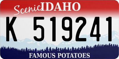 ID license plate K519241