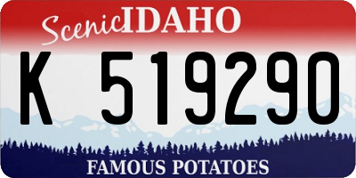 ID license plate K519290