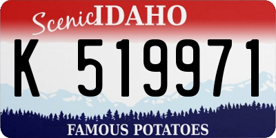 ID license plate K519971