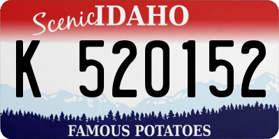 ID license plate K520152