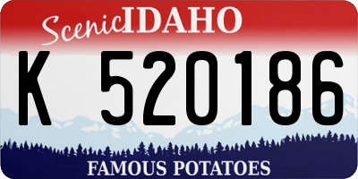 ID license plate K520186