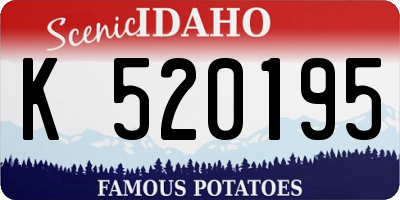 ID license plate K520195