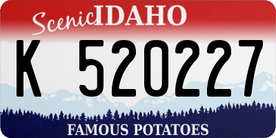 ID license plate K520227