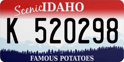 ID license plate K520298