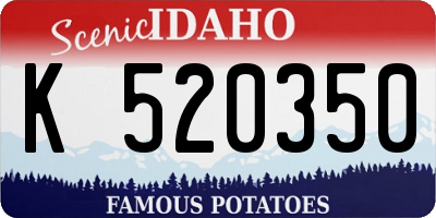 ID license plate K520350