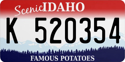 ID license plate K520354