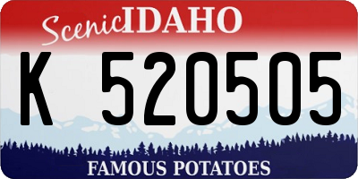 ID license plate K520505