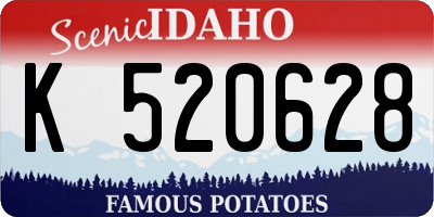 ID license plate K520628