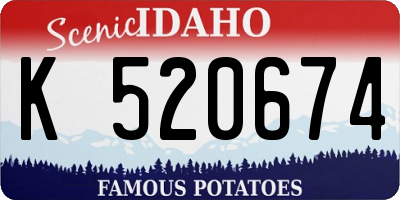 ID license plate K520674