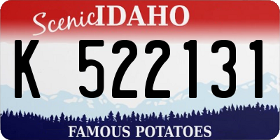 ID license plate K522131