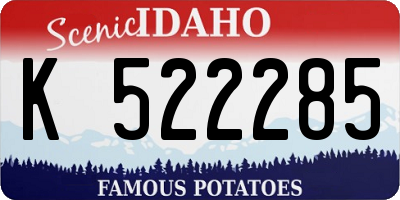 ID license plate K522285