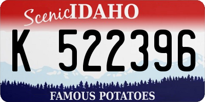 ID license plate K522396