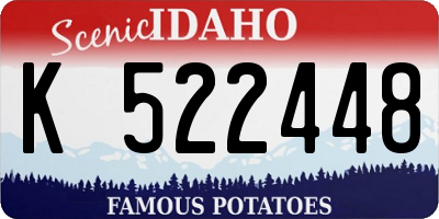 ID license plate K522448