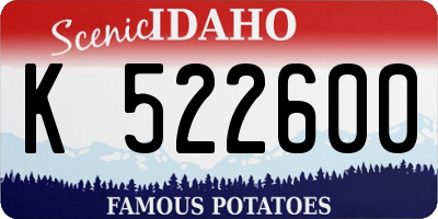 ID license plate K522600