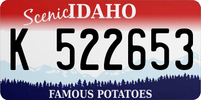 ID license plate K522653