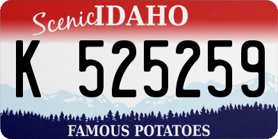 ID license plate K525259