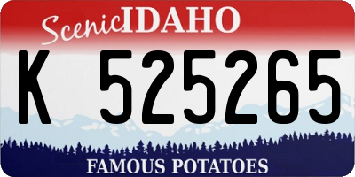 ID license plate K525265