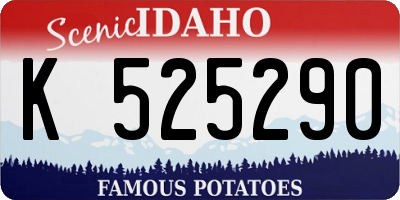 ID license plate K525290