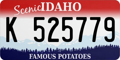 ID license plate K525779